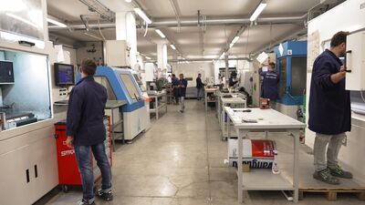 Reparto galvanica filiera produttiva