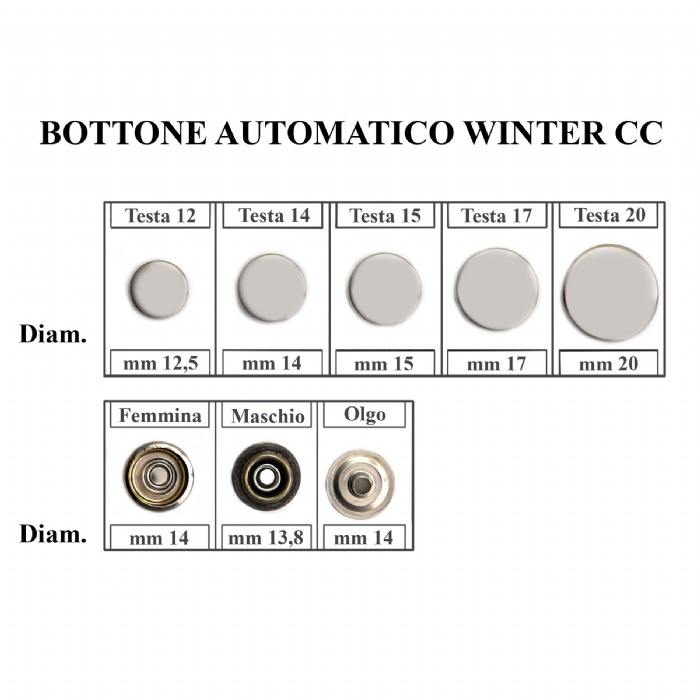 Bottone Automatico Winter CC